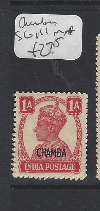 INDIA  CHAMBA  P1306B)  KGVI 1A  SG 111   MNH