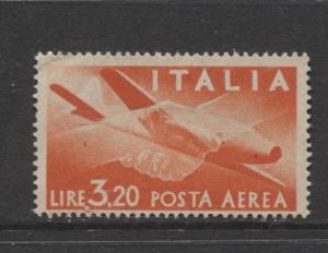 Italy - Scott C108 - Air Post -1945 - MVLH - 3.20 Lira Stamp