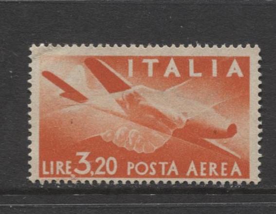 Italy - Scott C108 - Air Post -1945 - MVLH - 3.20 Lira Stamp