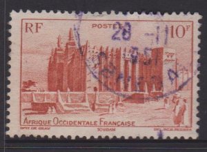 French West Africa Sc#51 Used