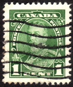 1935, Canada 1c, George V, Used, well centered, Sc 217