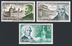 Spain 1744-1746,MNH.Michel 2012-2014. Great Spanish Architects,1973.