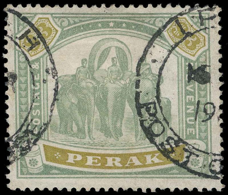 Malaya / Perak Scott 59 Gibbons 78 Used Stamp