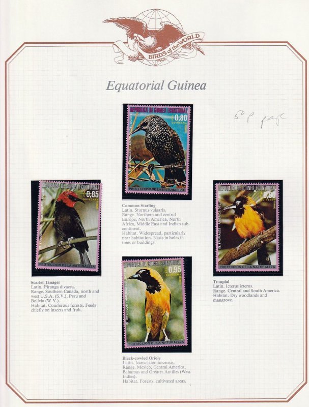 Rwanda Guinea Iom Moldova BIRDS MNH (35+ Items) (BR 533 