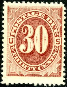 1884 US Postage Due Stamp #J20 Mint Never Hinged VF Jumbo margins, certificate
