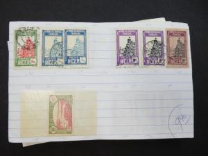 EDW1949SELL : NIGER Nice Mint & Used collection on Old Time album pages Cat $701