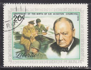 Liberia 695 Sir Winston Churchill 1974