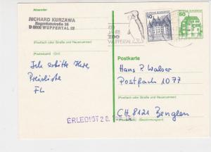 Germany 1981 Penguin 100 Years Wuppertal Zoo Slogan Cancel Stamp Card Ref 29202