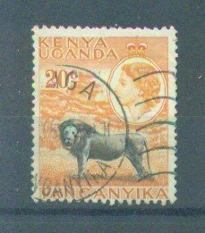 Kenya , Uganda & Tanzania sc# 107 used cat value $.25