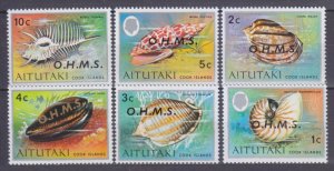 1978 Aitutaki D1-D5,D7 Marine fauna 7,80 €