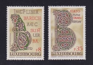 Luxembourg   #691-692  MNH   1983   Bible