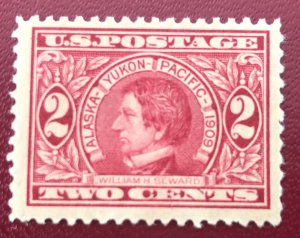 US stamp scott#370 2c Seward 1909 MNH