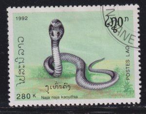 Laos 1078 Poisonous Snakes 1992