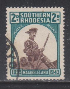 Southern Rhodesia, 2d Pioneer (SC# 64) USED