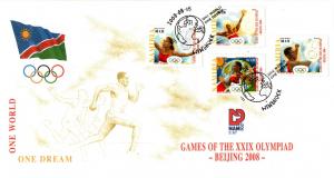 Namibia - 2008 Olympic Games FDC