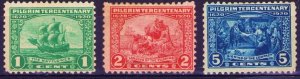 US  # 548-550 Pilgrim Set MH