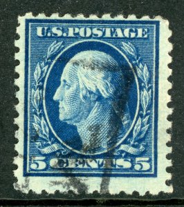 USA 1917 Washington 5¢ Unwmk Perf 11 Scott 504 VFU O7