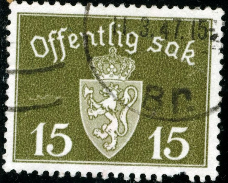 NORWAY #O36, USED - 1945 - NORWAY066NS13