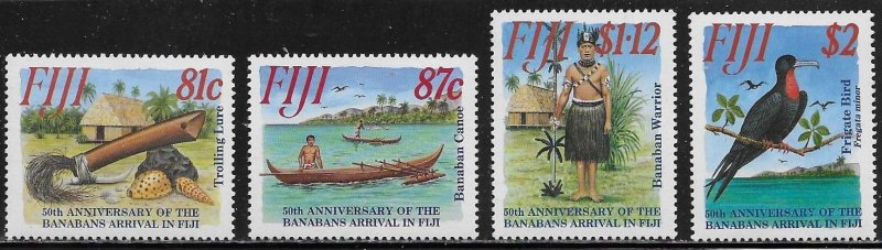 Fiji Scott #'s 749 - 752 MNH