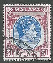 Malaya-Penang  Scott 20  Used