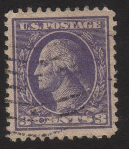 1918 US, 3c stamp, Used, George Washington, Sc 530 VF / XF