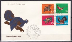 Germany, Fauna, Birds FDC / 1965