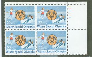 United States #2142 Mint (NH) Plate Block (Olympics) (Sports)