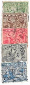 Trinidad & Tobago #21-25  George V (U) CV$3.55