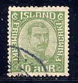 Iceland Scott # 116, used