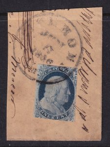 US 9 Used on Piece VF