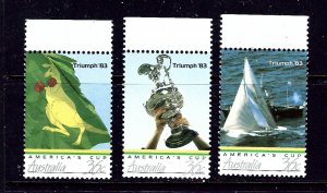 Australia 1001-03 MNH 1986 Americas Cup