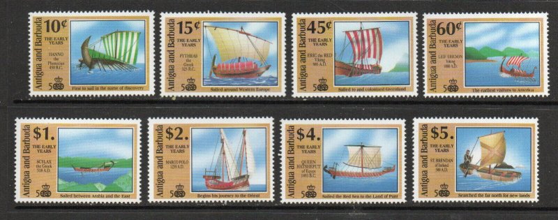 Antigua & Barbuda - SG# 1503 - 1510 MNH / SHIPS       -       Lot 0724098