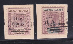 Leeward Islands 18-19 On Piece U Queen Victoria