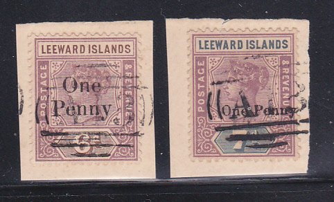 Leeward Islands 18-19 On Piece U Queen Victoria