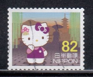 Japan 2015 Sc#3904a Greetings 2015 Hello Kitty Regional Issue - Kinki used