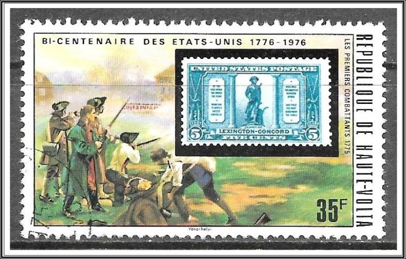 Upper Volta #352 Stamps On Stamps CTO