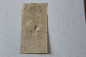 REVENUE : R68a   USED $1  FOREIGN EXCHANGE -   IMPERFORATE CREASE