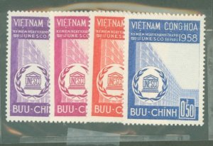 Vietnam/South (Empire/Republic) #92-95 Unused Single (Complete Set)