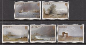 Jersey 437-441 MNH VF