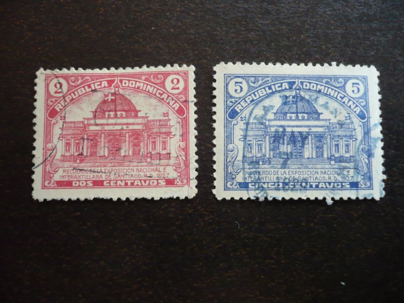 Stamps - Dominican Republic - Scott# 239-240 - Used Set of 2 Stamps