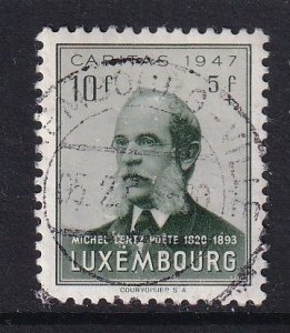 Luxembourg   #B146 used 1947  Michel Lentz 10fr