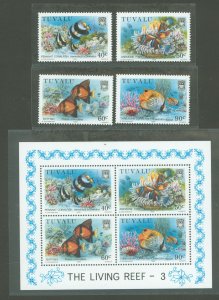 Tuvalu #524-27a Mint (NH) Single (Complete Set)