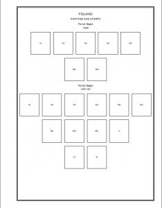 PRINTED POLAND 1860-2010 + 2011-2020 STAMP ALBUM PAGES (699 pages)