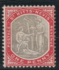 ST. KITTS AND NEVIS #2 MINT HINGED