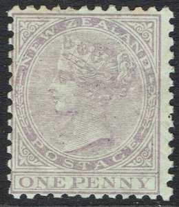 NEW ZEALAND 1878 QV 1D PERF 12 X 11.5 