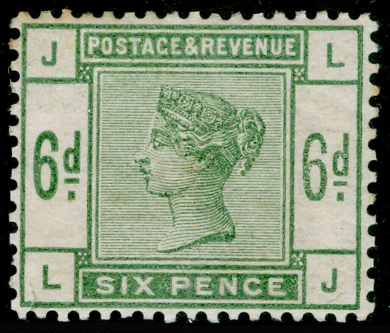 SG194, 6d dull green, LH MINT. Cat £625. LJ