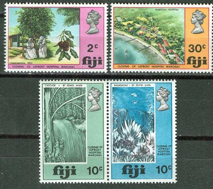 Fiji # 289-92 Leprosy Hospital Closing (4) Mint NH