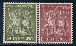 Germany Reich Scott # B247 - B248, mint hr