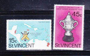 St Vincent 470-471 Set MNH Sports, Cricket (B)