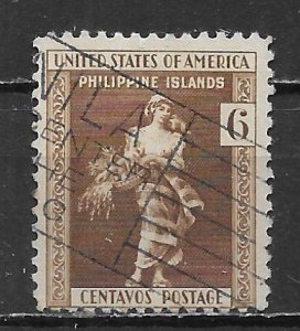 Philippines 385 6c La Flipina single Used (lib) (z2)